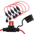 12V 30A Mini Blade Car Fuse Holder Waterproof Fuse Socket in Line Cutoff Switch Adapter Splash-proof Box Fuse Holder