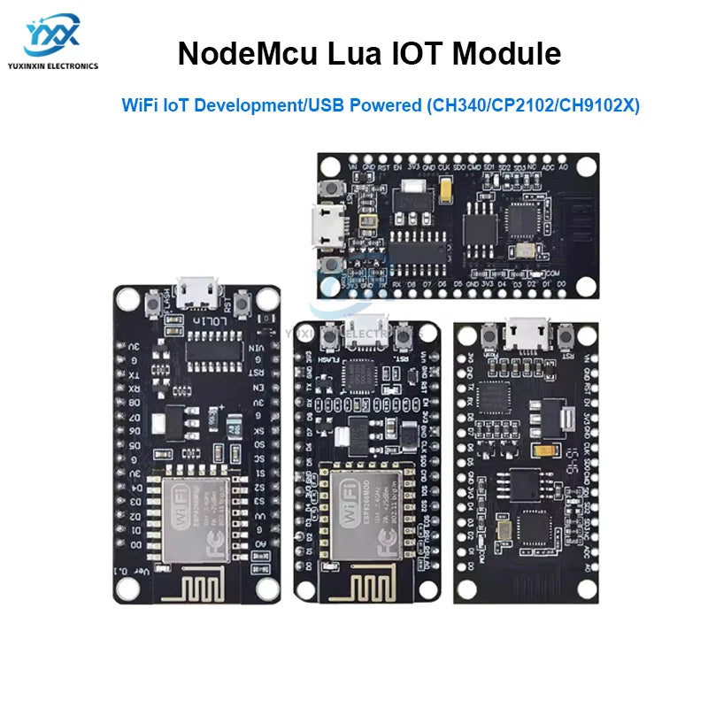 NodeMcu V3 V2 ESP8266 ESP-12E Lua WIFI Internet of Things Development Board Wireless Module CH340 CP2102 CH9102X
