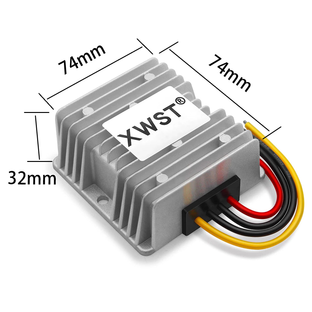 9-36V to 12V DC Voltage Converter Boost Buck Regulator 1-30A Power Inverter Adapter CE Certified for LED Lights