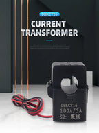 3PCS KCT16  Split Core Current Transformer Open Miniature Small 50/5 100/5 150/5 200/5 Class 0.5