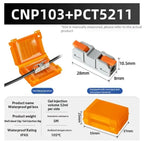 New! 1 Set Waterproof CNP106 IPX8 Mini Gel Wire Connector Junction Box Outdoor Easy Universal Wiring Rainproof Terminal Blocks
