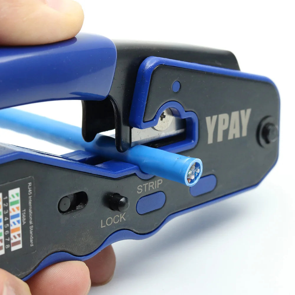 RJ45 Crimper Network Tools Pliers CAT5 CAT6 8P RG RJ45 Ethernet Cable Stripper Pressing Wire Clamp Tongs Clip RG45 LAN
