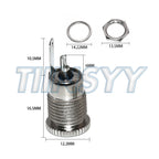 5PCS/LOT DC099 5.5 MM X 2.1 MM DC Power Jack Socket Female Panel Mount Connector Metal DC-099 Open Hole 11MM 5.5*2.1 5.5*2.5