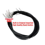 5PCS Stainless Steel GPS-01 Reed Contact Switch Normally Open NO 10W 220V Magnetic Control Tube 25MM Waterproof Induction Sensor