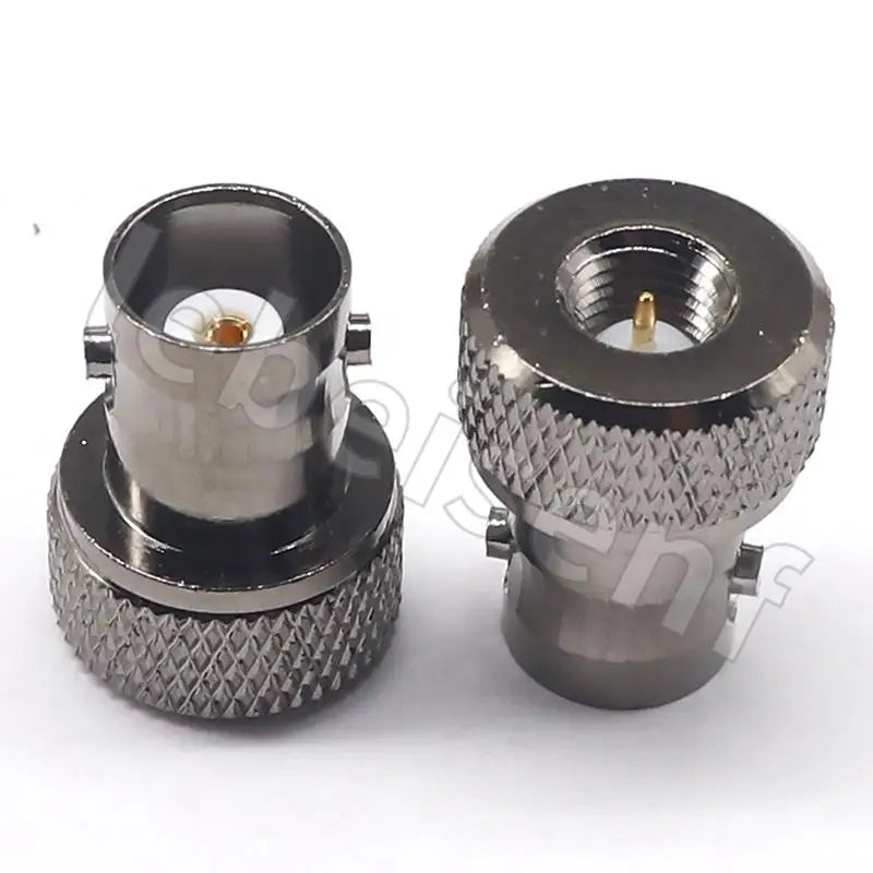 1pcs Radio Frequency Adapter BNC (Q9) Female to SMA Male Adapter BNC/SMA-KJ Disc Nickel Plated