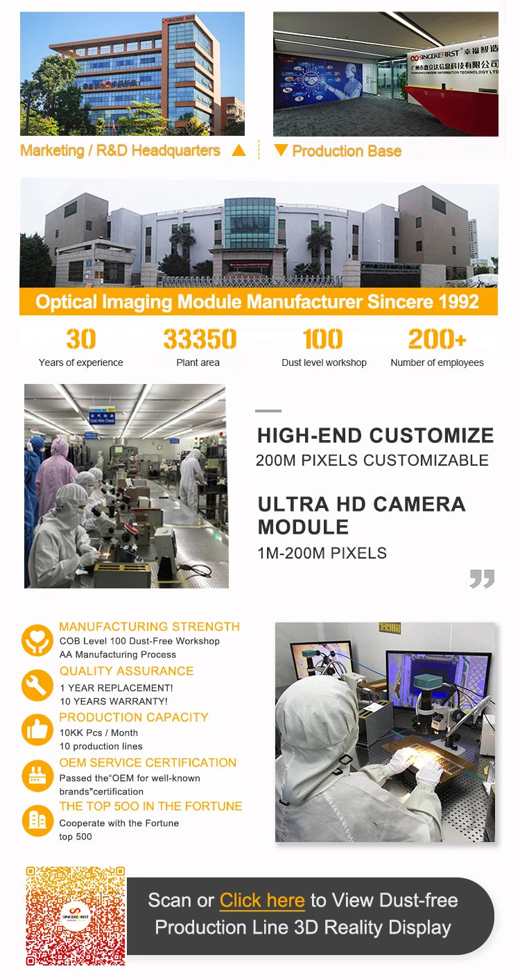 MIPI USB 3.0 Camera Module OEM  4K IMX577 IMX477 Sensor 12MP Raspberry PI Board Camera Module