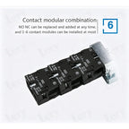 1Pcs XB2-BG21 XB2-BA31 XB2-BS54 22mm Knob Key Start Inching Power on Button Switch Self Reset Small Mushroom Head Emergency Stop