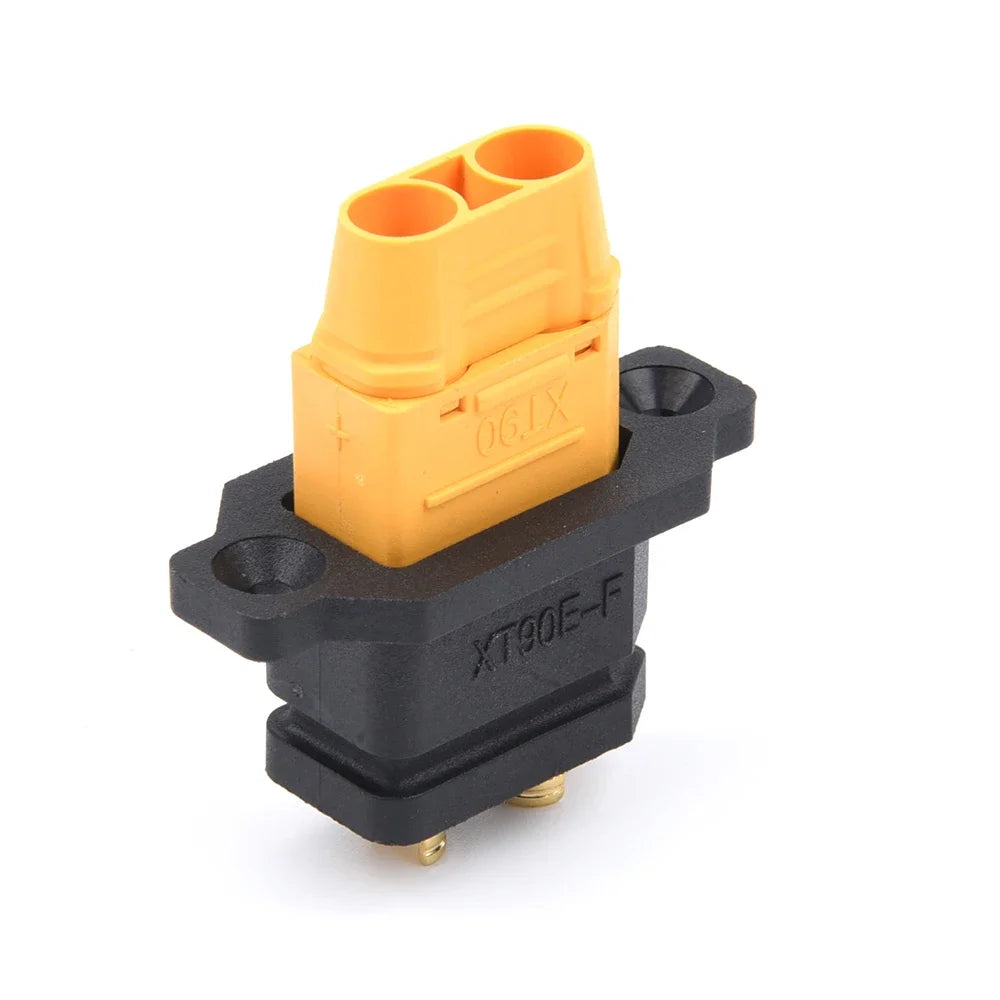 Amass XT90E-F Battery Connector XT90E Female Plug Gold-plated / XT90 Male Connector Adapter For DIY Spare Part Toys Model