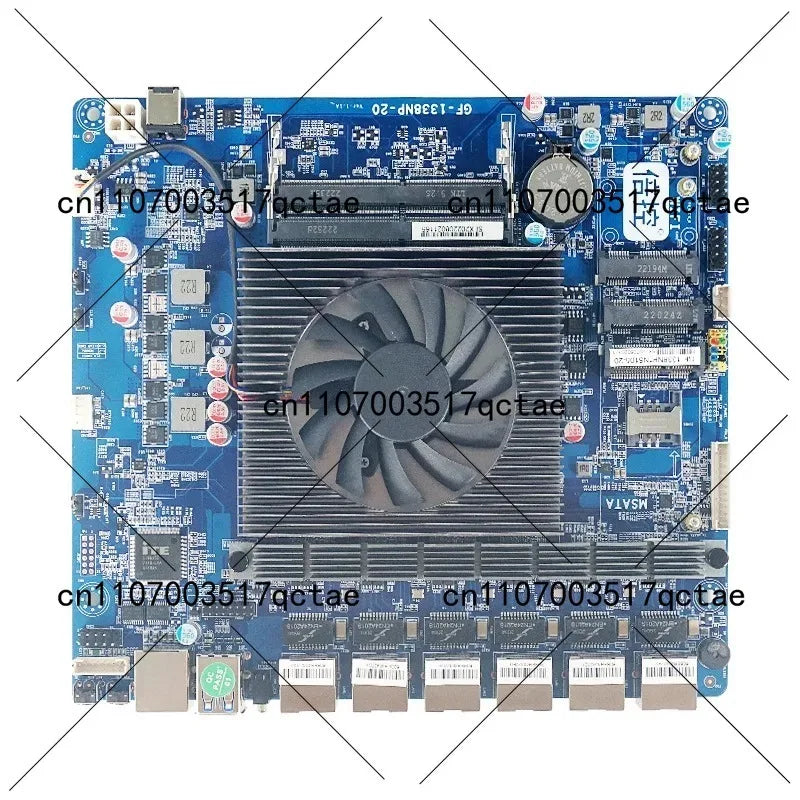 I7-8550U N100 N150 N5105 J4125 N4000 CPU with Motherboard Kit, Soft Router 6 Network Card Motherboard ROS Linux X86 DDR4