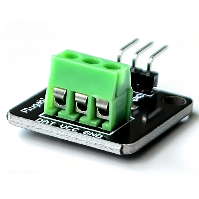-ABAB Stainless Steel For Raspberry Pi DS18B20 Waterproof Temperature Sensor Probe Moudle Module Kit, 5 Pieces, 1 Meter