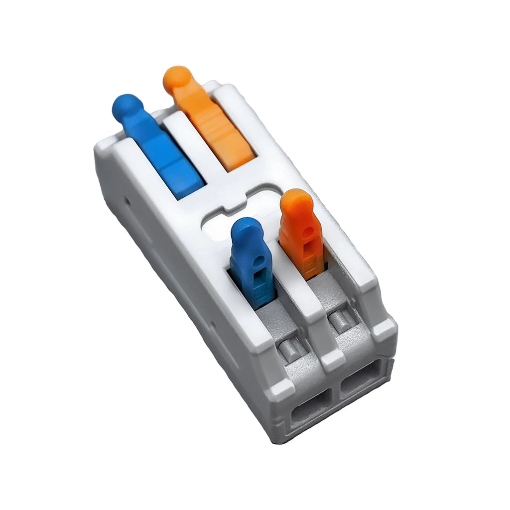 TOMZN Lever Wire Connectors 30/72 Pcs 2 Way 3 Way Quick Terminal Block, Push-in Tool-Free Reusable Splicing Wire Connector 32A
