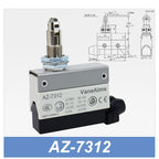 Waterproof AZ Micro Limit switch 10A 250V AZ-7312 AZ-7311 AZ-7121 AZ-7120 Small Roller Lever Travel Switch without fixation