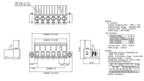 10pcs/5sets 5.08mm 0.2in Plug PCB Wire Terminal Block 2EDGKM 2EDGVM 2EDGRM-5.08mm Male Wafer 2-24P Female Socket MSTBV2.5-GF STF