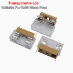 10pcs BLX-A  5*20mm Glass Fuse Holder BF-013 Transparent Insurance Tube Socket With 1A 2A 3A 4A 5A 6A 7A 8A 10A 15A 5x20MM Fuses