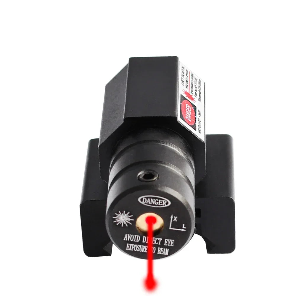 Mini Laser Pointer Red Dot Laser Sight with 635-655nm Adjustable 11mm/20mm Rail Mount Toy Gun Pistol Laser Sight