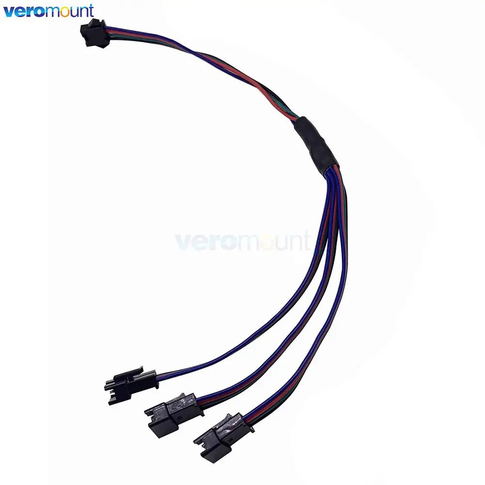 2Pin 3Pin 4Pin SM Splitter Connector 1 to 2 3 4 LED Connector JST Male Female Connector Wire Cable For WS2812 LED Strip Light