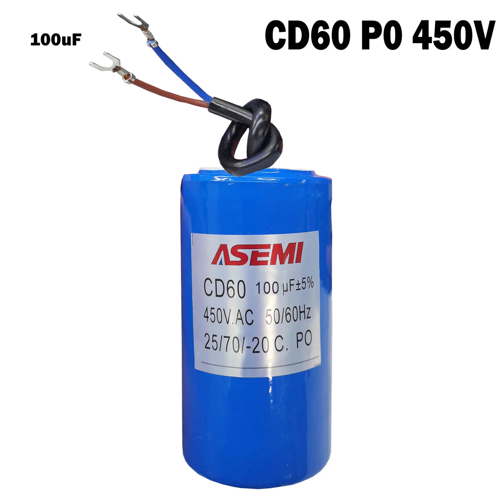 CD60 300uf 450vac P0 Startup Capacitor ASEMI 50uF 75uF 100uF 200uF 250uF 300uF 350uF 400uF 450uF 500uF 800uF