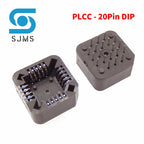 5Pcs PLCC IC Socket PLCC20 PLCC28 PLCC32 PLCC44 PLCC52 PLCC68 PLCC84 SMD DIP PLCC Socket Adapter In Stock 20 28 32 44 68 84 Pin