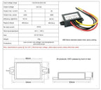 8-36V 19V 30V to 24V 12V 1A 2A 3A 4A Buck Boost DC-DC Converter Stabilizer Step-down/up Voltage Regulator Car Boat Power Supply