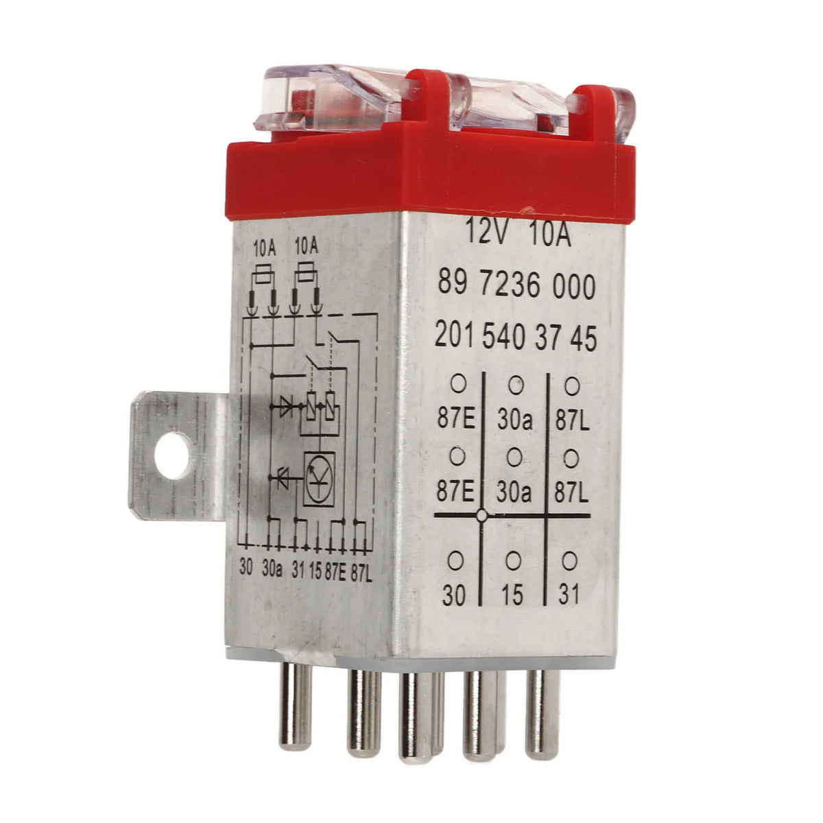 Overload Protection Relay Stable Performance Wear Resistant 2015403745 for R107 R129 W124 W126 W201