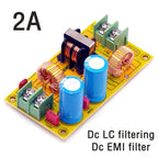 2A 4A 10A 20A DC LC Filter EMI Electromagnetic Interference Filter Emc Fcc High Frequency Power Filtering For 12V 24V 48V Car
