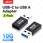 JEYI 5Pcs USB-A to Type-C Extension Adapter USB-C To USB 3.2 10Gbps OTG Coverter For Laptop PC Connector Converte S23 IWatch