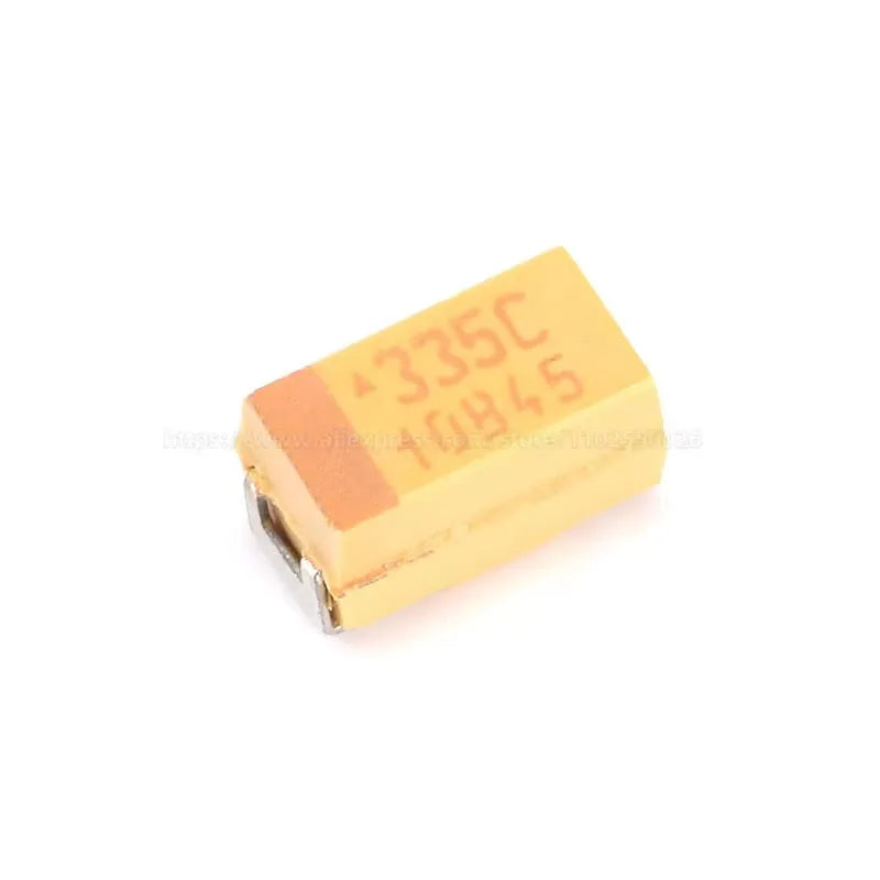 10PCS 3.3UF 335 335K 16V 25V 35V 50V A B C D 3216 3528 6032 7343 10% SMD 335C 335E 335V 335T Tantalum Capacitor