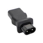 C8-C13 IEC 320 C13 to C8 AC Power Adapter IEC 3Pole Female to C8 2Pin Male Figure 8 AC Converter Connector Socket Black 1pcs