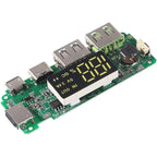 18650 Charging Module Lithium Battery Charger Board LED Dual USB 5V 2.4A Micro or Type-C USB Mobile Power Bankdischarge Short