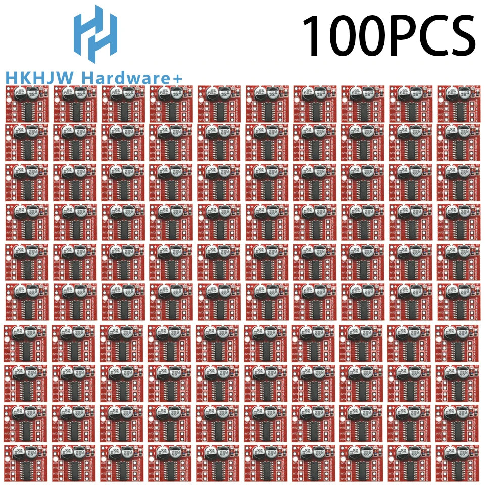 1-100PCS MX1508 Dual DC Motor Driver Module 2V-10V 1.5A PWM Speed Control H-Bridge Stepper L298N Replacement for Arduino