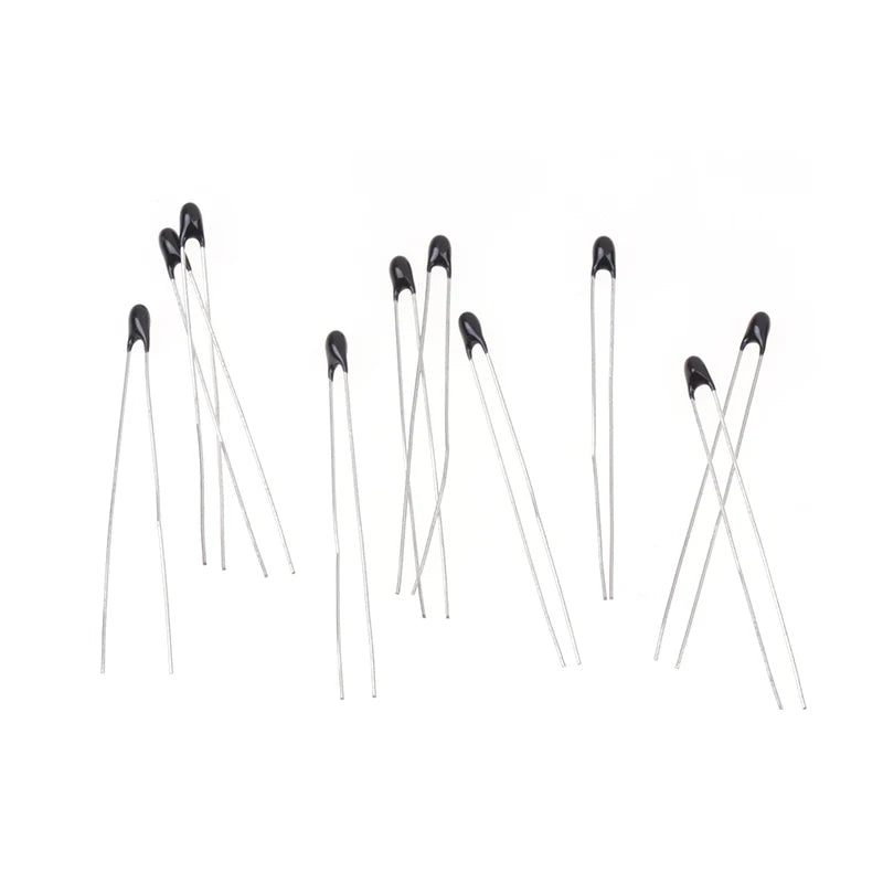 10pcs NTC Thermistor Thermal Resistor MF52A103F 3435 Thermistor B3435 NTC-MF52A-103F 10K Ohm 1% Temperature Sensor Wholesale