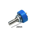 1pcs  360 Degree Rotation TOPVR Conductive Plastic Potentiometer 357 22E B102 B202 B502 B103 360 Degree Rotation