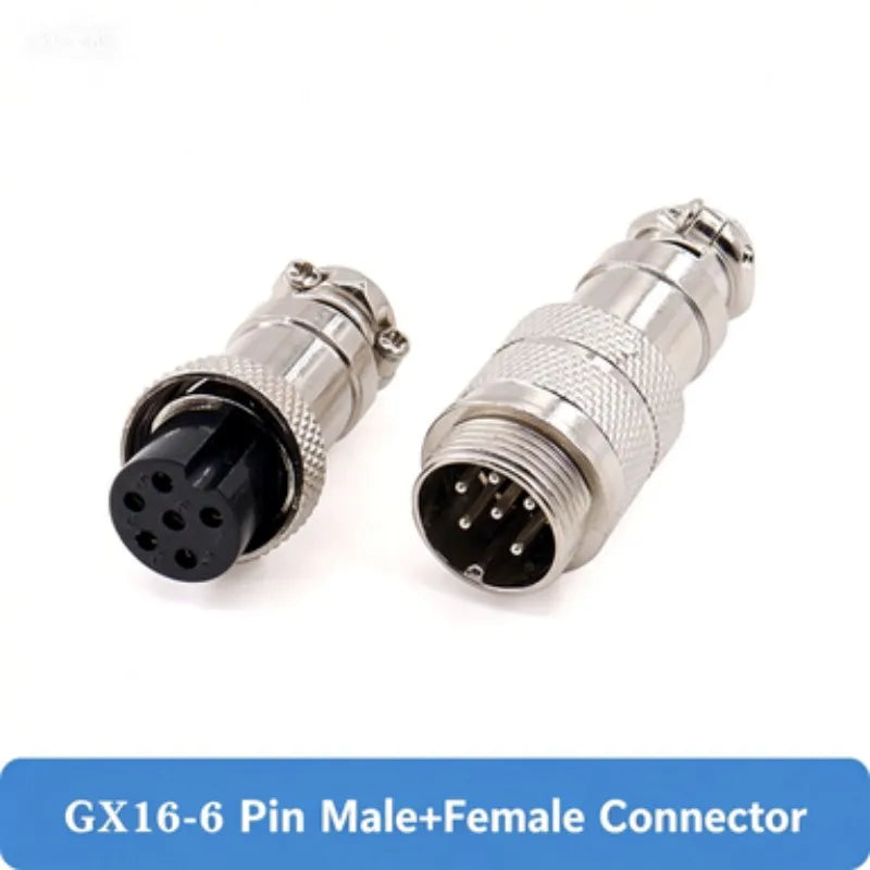 5Set/lot GX16 2/3/4/5/6/7/8/9/10 Pin Male + Female 16mm L88-93 Circular Aviation Socket Plug Wire Panel Connector