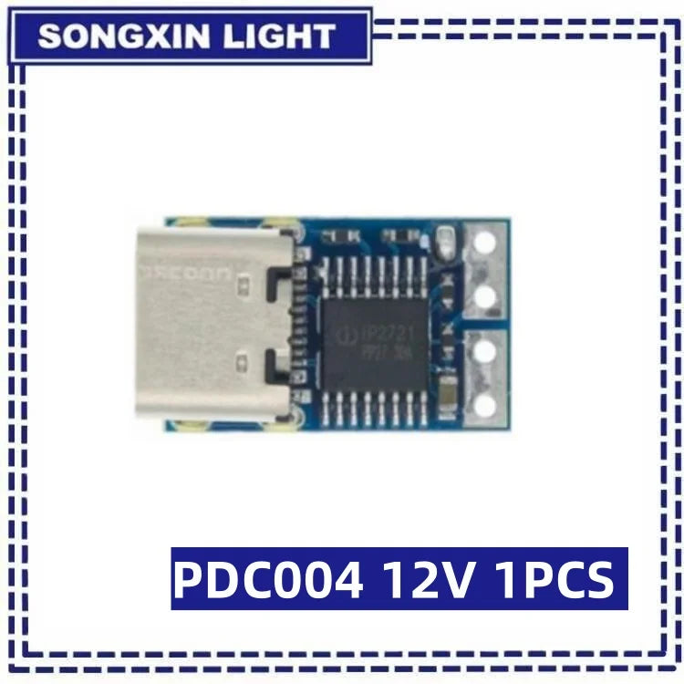 Type-C PD decoy module PD2.0 PD3.0 to DC DC trigger extension cable QC4 charger 9V 12V 15V 20V Fast Quick Charger PDC004