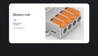 Wire Connector 2/3/4/5/6 Pin Universal Docking Fast Wiring Conductors Push-in Terminal Block Cable Splitter High Power Connector