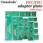 10PCS FFC/FPC Adapter Plate 0.5 to 2.54MM 4P/6P/8P/10P/12P/14P/15P/16P/20P/24P/26P/30P/32P/34P/36P/40P/45P/50P/52P/60P/80P/96P