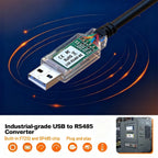 FTDI USB to RS485-WE Serial Cable, RS485-WE-1800-BT UART Serial Converter Cable,USB-RS485-WE Wire End,FT232 Chipset, 6 Way,1.8m