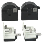 2pcs Refrigerator PTC Start Relay 1/2 Pin 15 Ohm 1/6H Compressor Overload Protector Starting Relay Light Weight Power Supplies