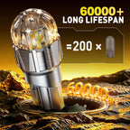 AUXITO 2Pcs Car LED T10 W5W Canbus Reading Dome Lamp Marker Wedge License Plate Light Bulb 168 194 192 LED 12V White Red Amber