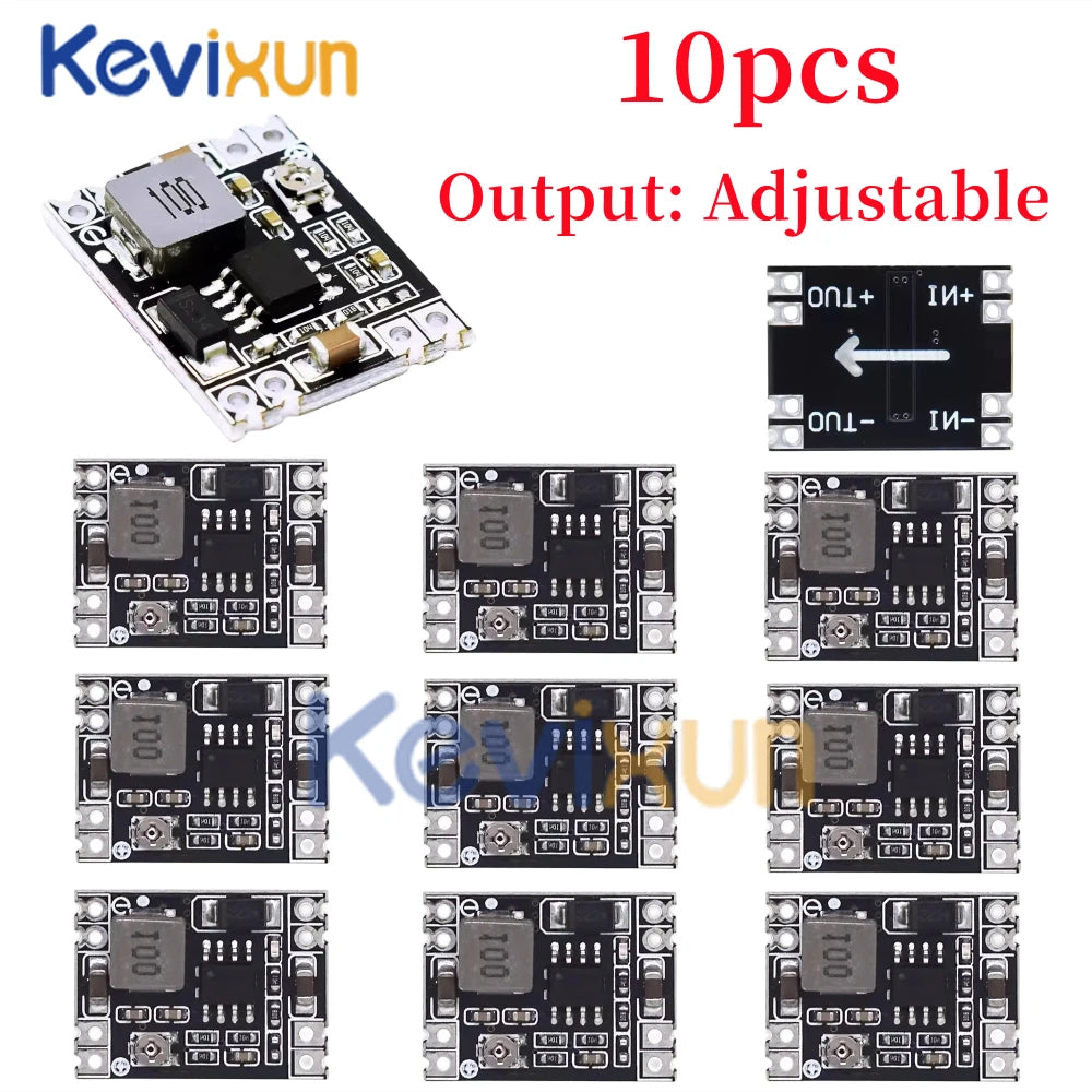 1pcs/5pcs 3.3V 5V 9V 12V Power Module Adjustable MP1584EN DC DC 3A Power Step-Down Descending Output Module LM2596