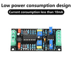 DC Single Supply 7-15V Dual-Channel Analog VU Meter Driver Board LMC660+LM358 Chip for Audio Tube Amplifiers Low Noise