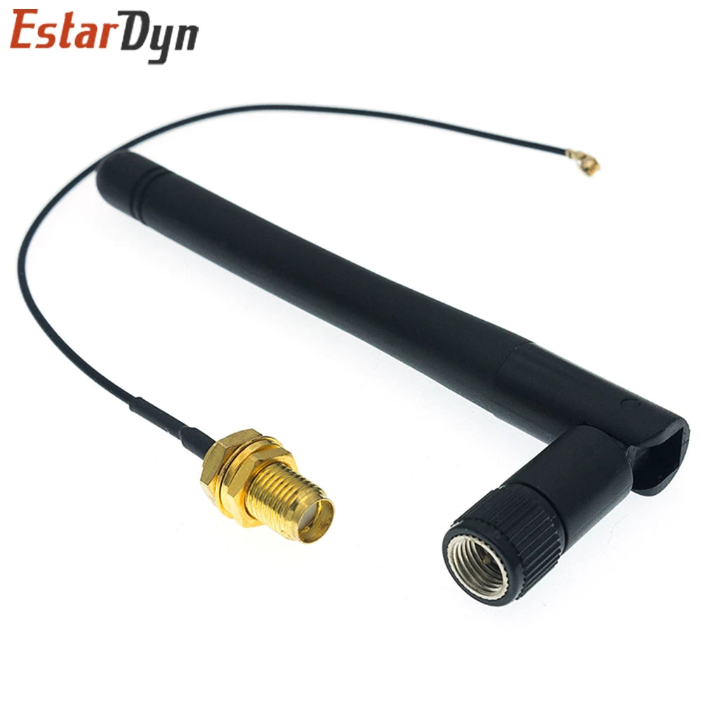 Estardyn 2.4G antenna folded Bluetooth wifi module ZigBee antenna SMA to feeder line 2.4GHz Antenna