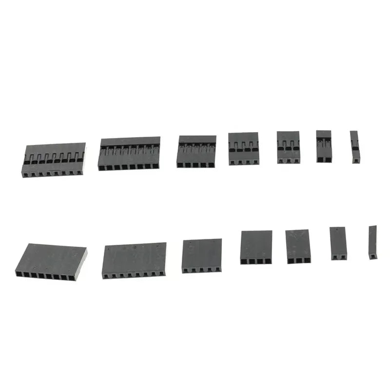 310PCS/Box 2.54mm Pitch JST SM/Dupont Jumper Wire Connector Kit 2/3/4/5Pin Male/Female Housing Pin Header Crimp Terminal