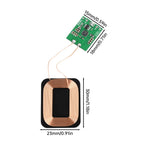 5W Wireless Charging Module PCBA Module Small Coil Lithium Battery Charging Built-in 3.7V Lithium Battery Modification Scheme