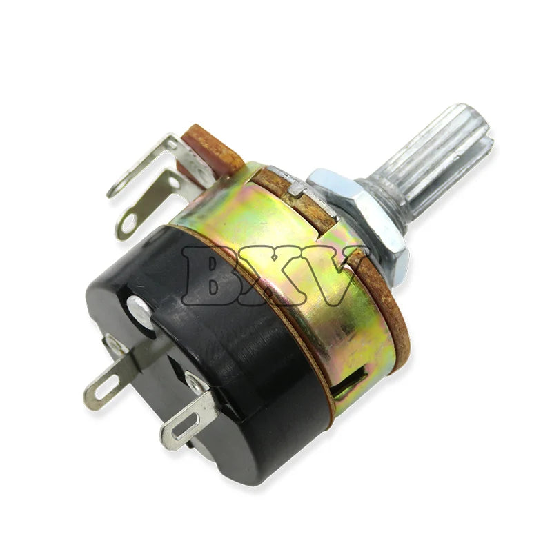 WH138-1 Potentiometer Adjustable Resistance Speed Regulator With Switch WH138 B5K B10K B20K B50K B100K B250K B500K 10K 100K 2PCS