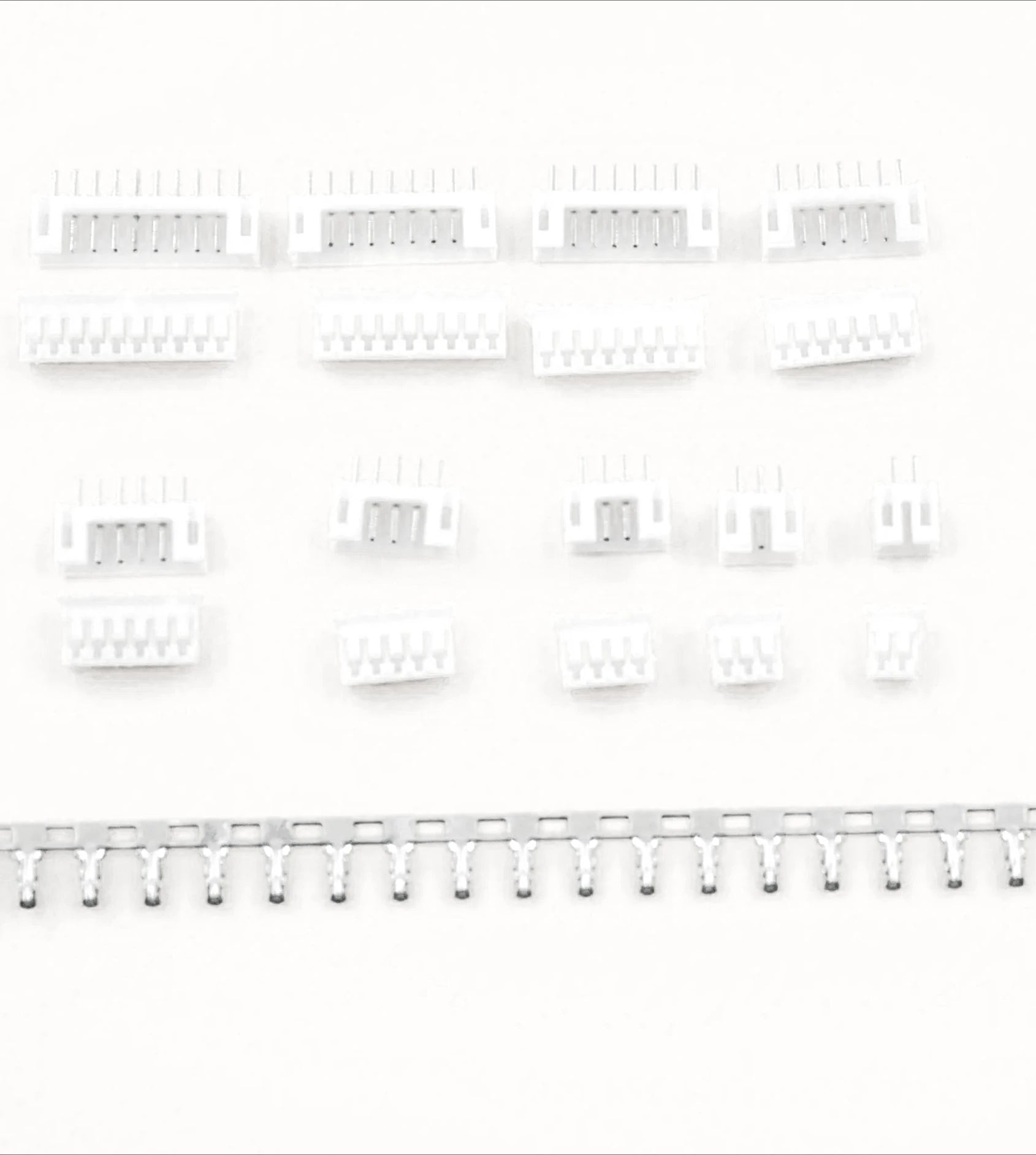 20Sets PH2.0 Connector Pitch 2.0  Connector Straight Needle Seat+Plug+Terminals 2P 3P 4P 5P 6P 7P 8P 9P 10P