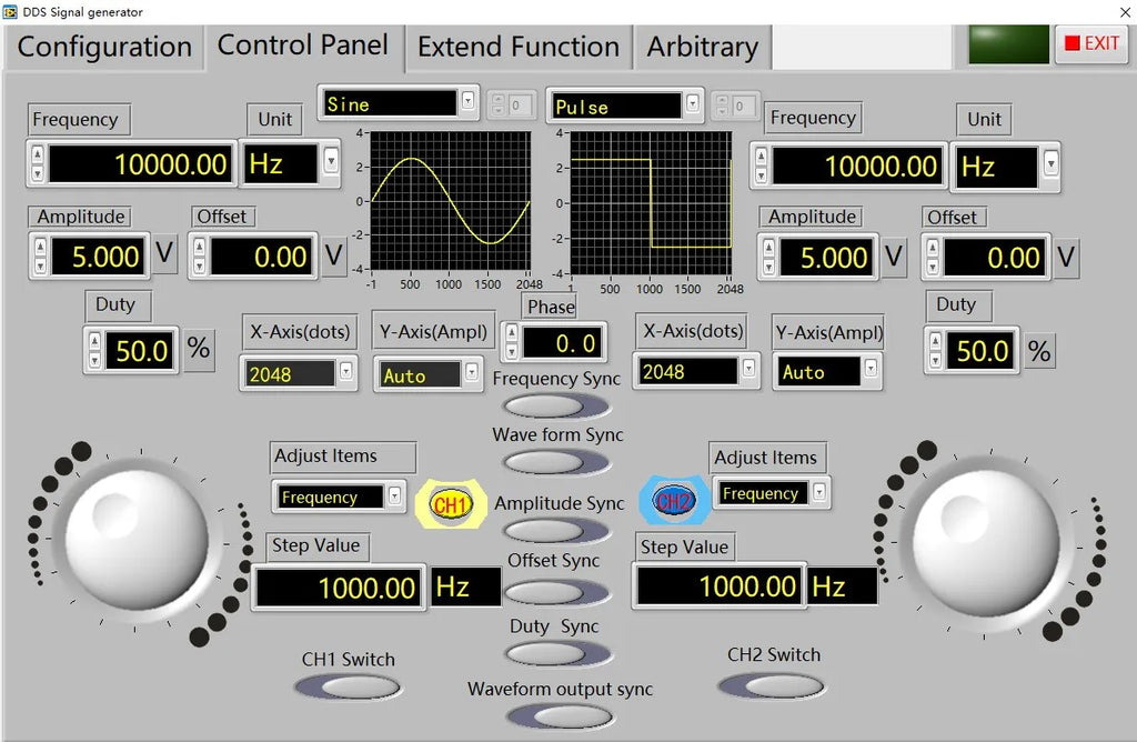 JUNTEK JDS6600 series 15MHz-60MHz DDS function signal generator CNC dual-channel frequency counter Arbitrary waveform generator