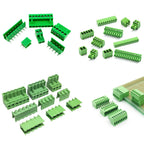 5Sets 15EDG 2EDG 2.54/3.5/3.81/3.96/5.08mm PCB Screw Terminal Block 2-12Pin Male Plug Female Socket Pin Header Wire Connector