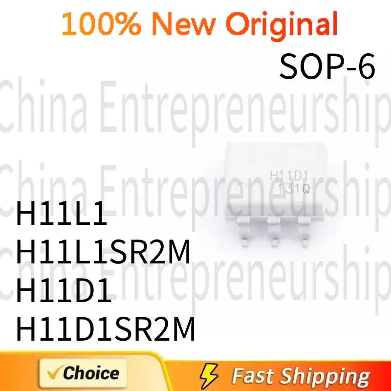10 PCS SOP-6 H11L1SR2M H11L1 H11D1SR2M H11D1 SOP-6 SMD white High voltage photonic crystal tube optocoupler 100%Quality Original