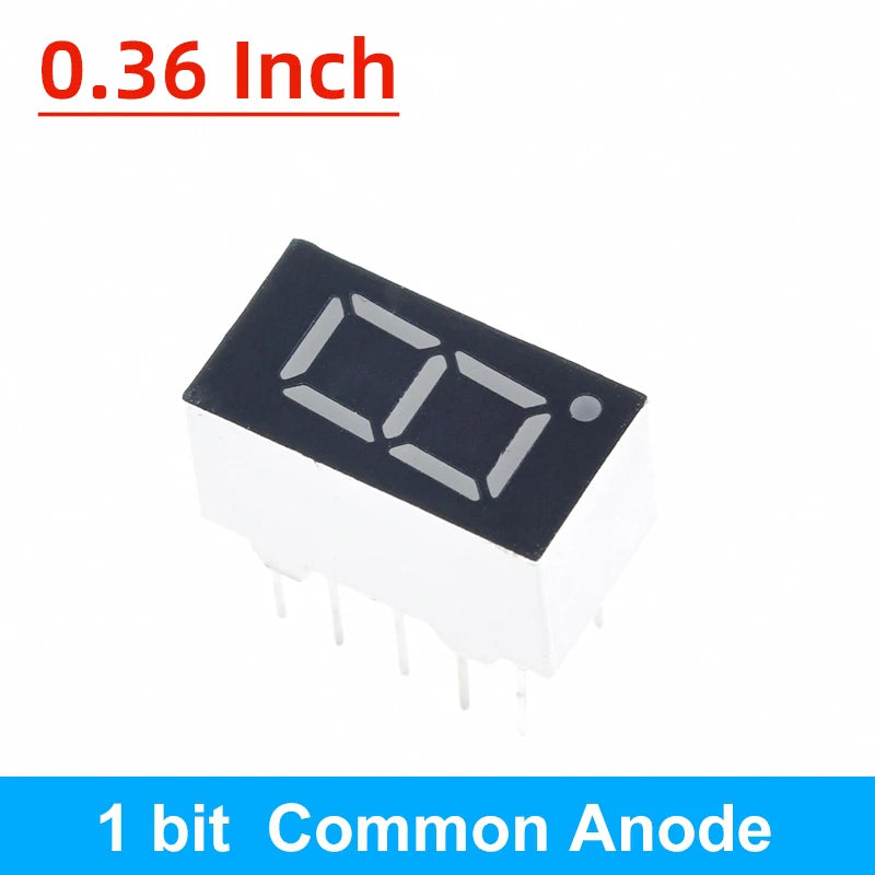 TZT 0.28/0.36/0.4/0.56 inch LED display 7 Segment 1/ 2 / 3 / 4 Bit Digit Tube Red Common Cathode / Anode Digital led 7segment